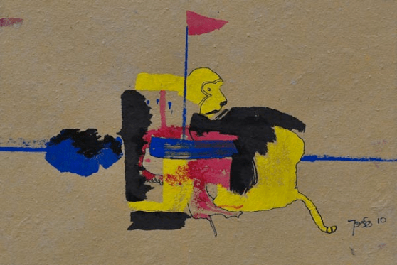 Ilustración: JOSE SANTOS / Monkey on a boat