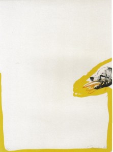 "Homenaje a Goya" de Rafael Canogar. 