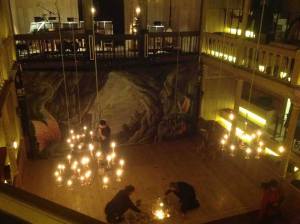 Luz al nuevo teatro. Fotografía de César Octavio Moreno Zayas. 