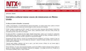 El MCC en NOTIMEX, Agencia de Noticias del Estado Mexicano. http://www.notimex.gob.mx/ 