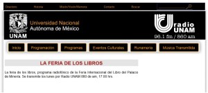 El programa radiofónico “La feria de los libros”, 16 de marzo de 2015, realizó una emisión especial sobre el trabajo internacional del MCC. Programa de la Feria Internacional del Libro del Palacio de Minería, México. Se transmite los lunes por Radio UNAM 860 de am, 17:00 horas. http://www.radiounam.unam.mx/ 
